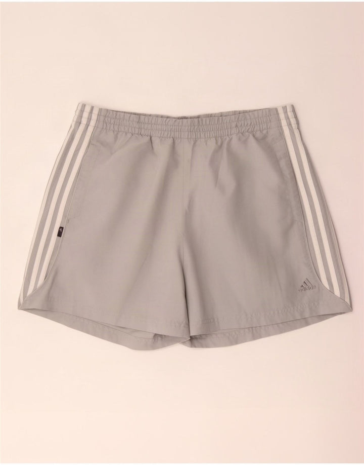 Adidas Herren-Sportshorts, großes graues Polyester