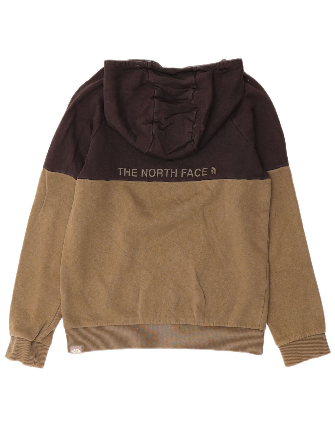 THE NORTH FACE Jungen-Pullover mit grafischem Kapuzenpullover, 14–15 Jahre, XL, Khaki, Farbblock