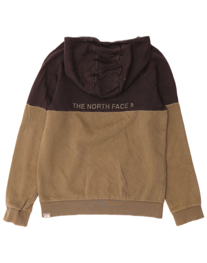 THE NORTH FACE Jungen-Pullover mit grafischem Kapuzenpullover, 14–15 Jahre, XL, Khaki, Farbblock