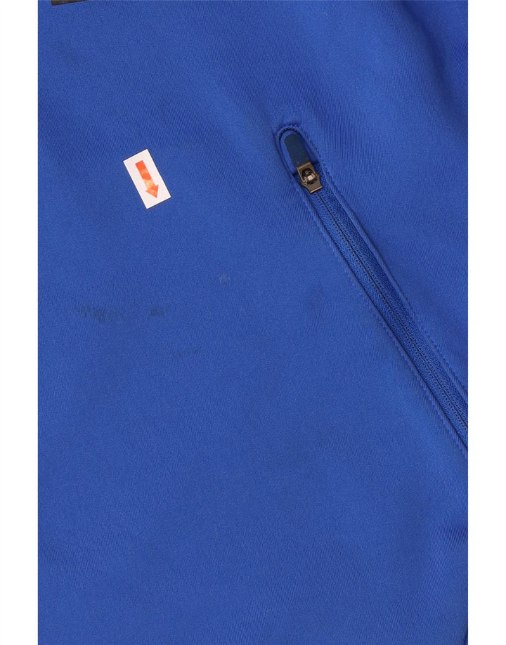 NIKE Dri Fit Graphic Kapuzenpullover für Jungen, 8–9 Jahre, Größe S, blau, Polyester