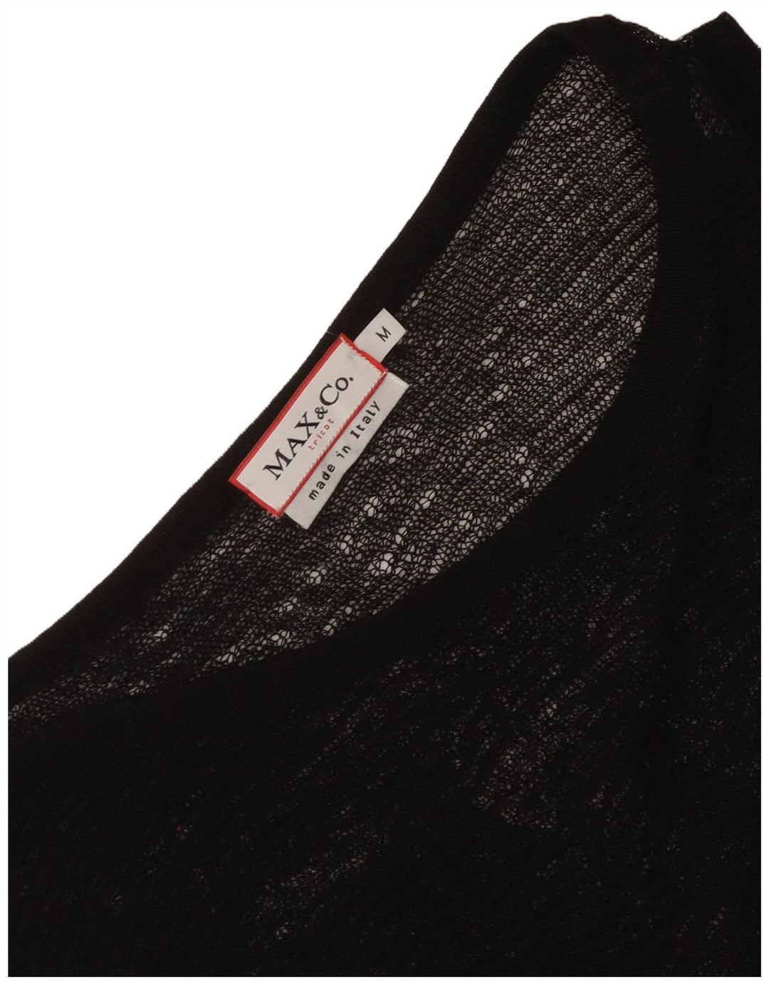 Max & Co. Damen Durchsichtiges schmales Trägertop UK 12 Medium Schwarz