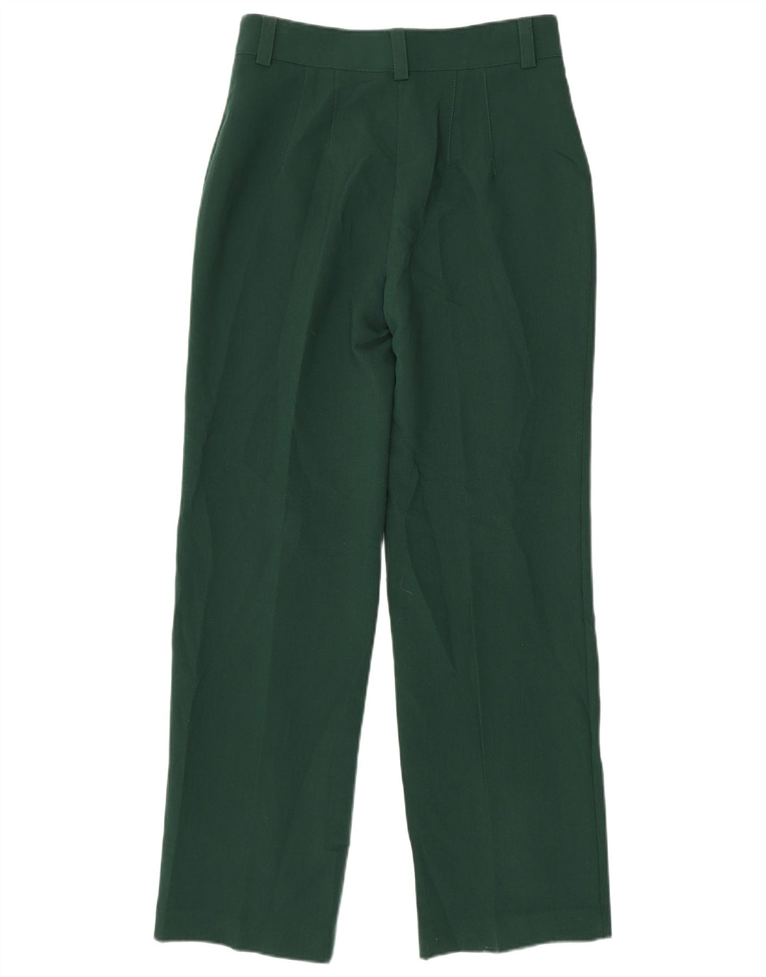 Gerade Freizeithose für Damen von Zara, mittelgroß, W28, L32, grün, Polyester