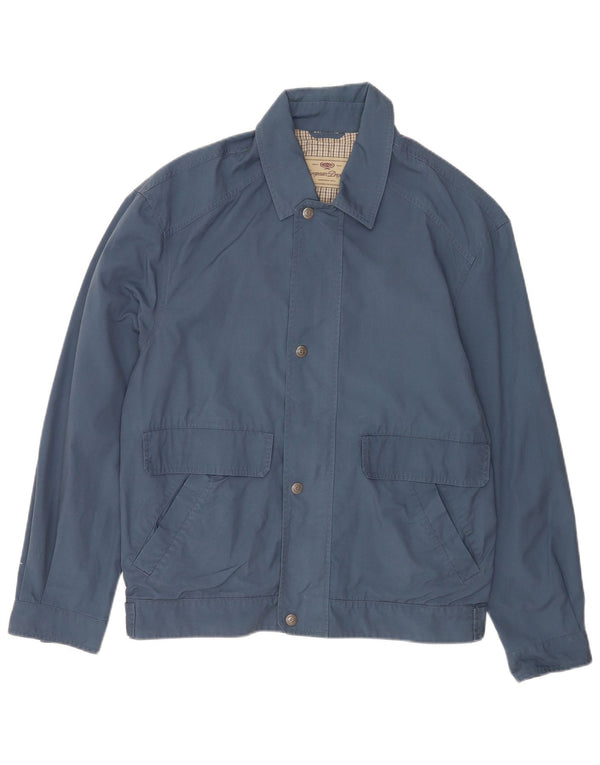 European Project Herren Bomberjacke UK 40 Large Blau Polyester