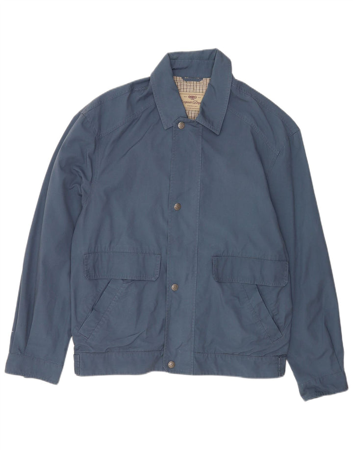 European Project Herren Bomberjacke UK 40 Large Blau Polyester