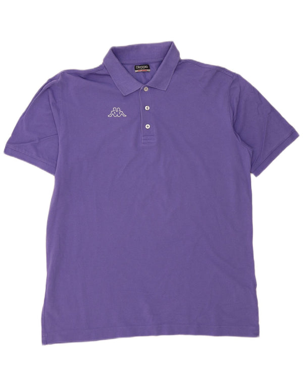 Kappa Herren Poloshirt 2XL Marineblau Baumwolle