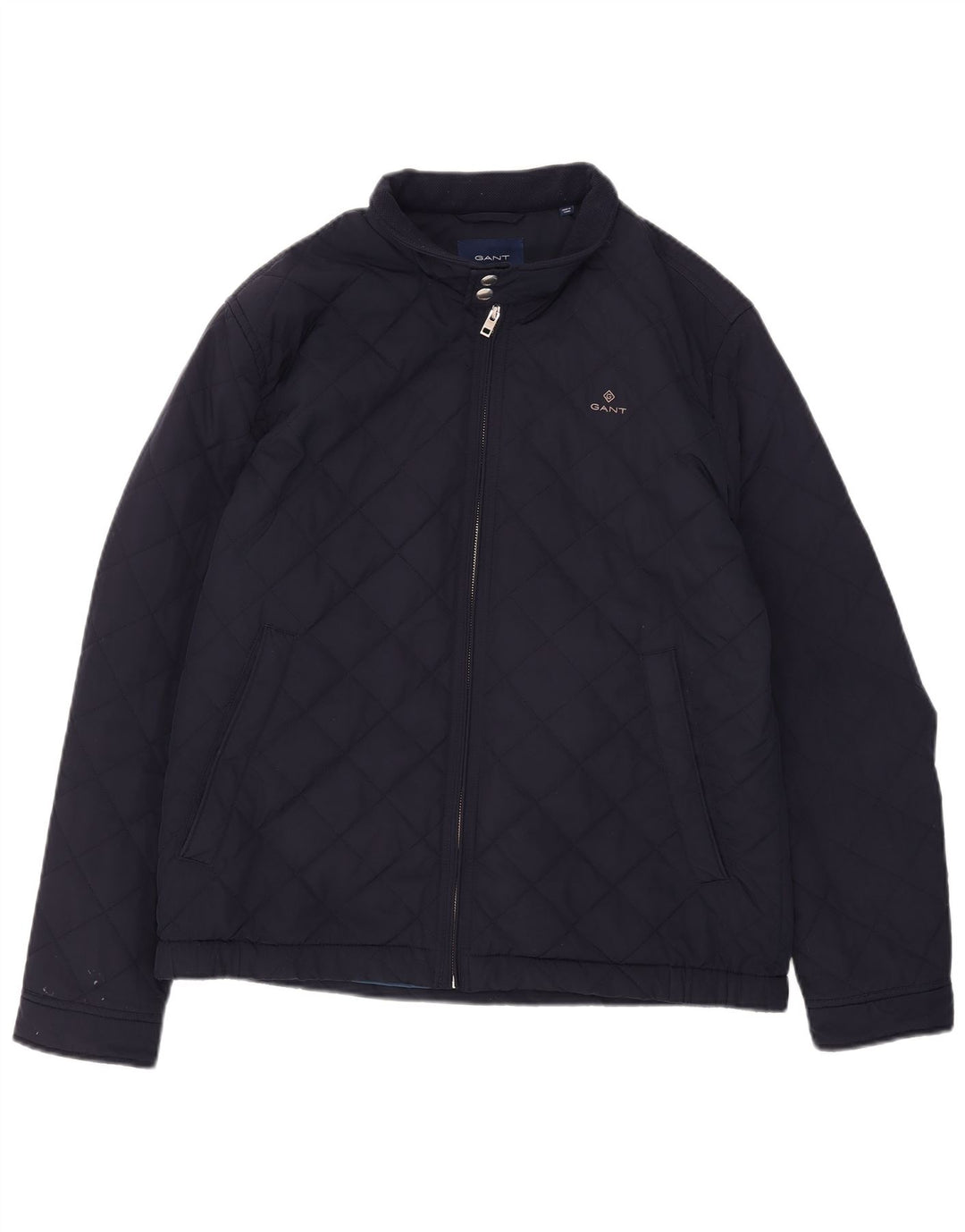 Gant Herren Steppjacke UK 42 XL Marineblau Polyester