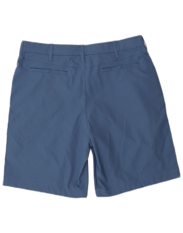 LANDS END Herren-Chino-Shorts W34, groß, blaues Polyester