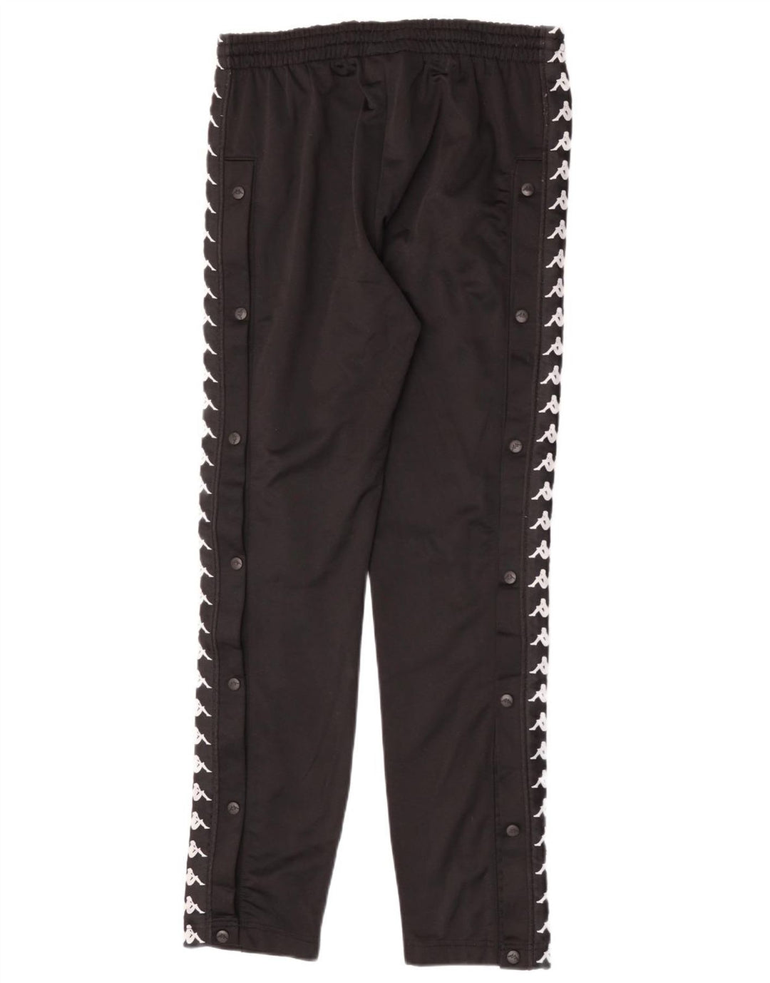 Kappa Herren-Trainingshose mit Grafik, mittelschwarzes Polyester
