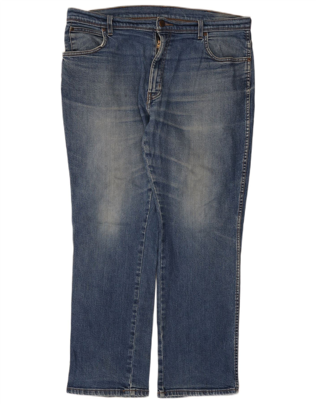 Wrangler Herren-Jeans mit normaler Passform, gerade Passform, W38, L30, Blau, Baumwolle