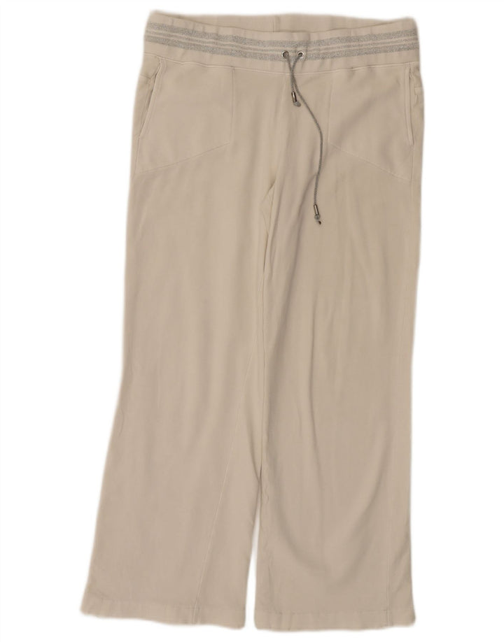 TRUSSARDI Damen-Trainingshose, UK-Größe 44, mittelgrau, aus Baumwolle