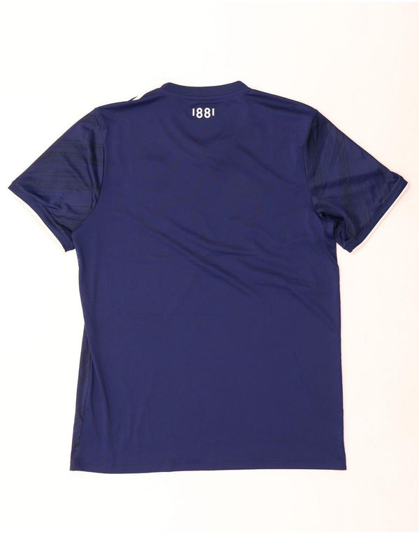 Adidas Herren Aeroready T-Shirt Top Large Marineblau Polyester