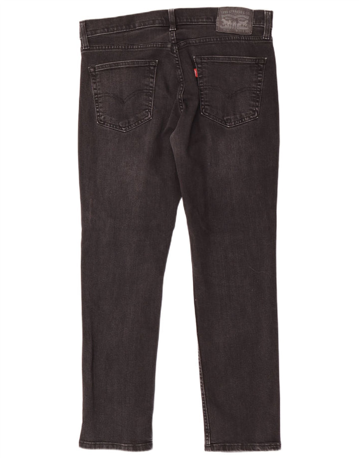 Levi's Herren 511 Slim Jeans W34 L30 schwarze Baumwolle