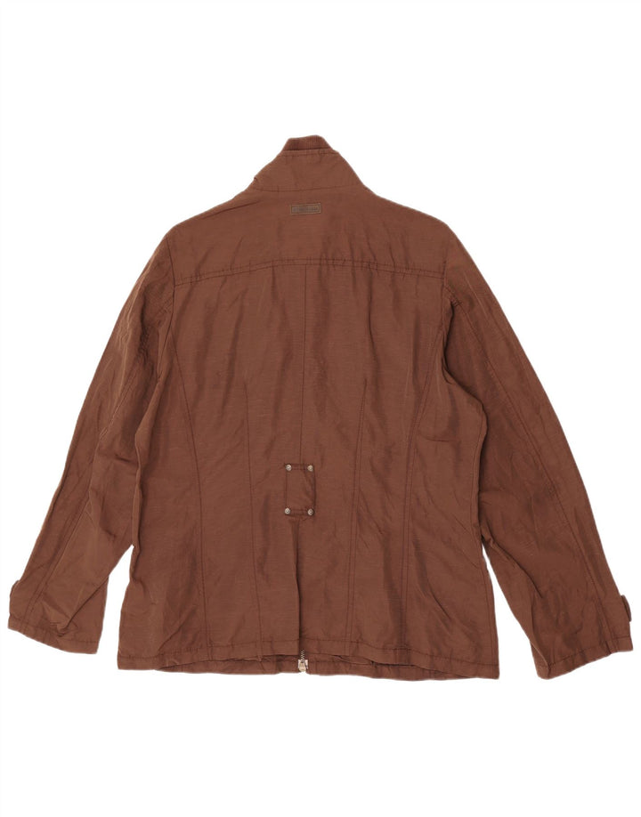 Marlboro Classics Damen Utility-Jacke EU 44 XL Braunes Leinen