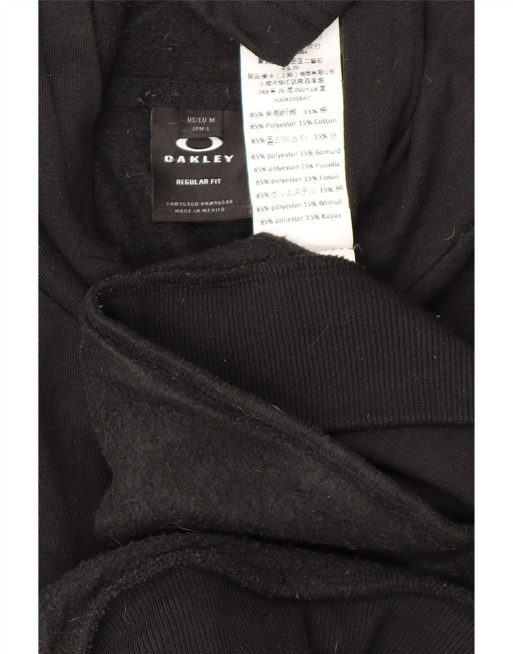 OAKLEY Herren-Kapuzenpullover mit normaler Passform, Mittelschwarzes Polyester