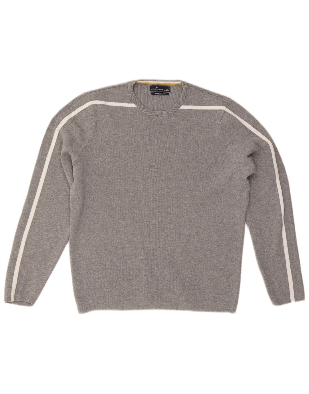 Marks & Spencer Damen Pullover mit Rundhalsausschnitt, UK 14, Mittelgrau