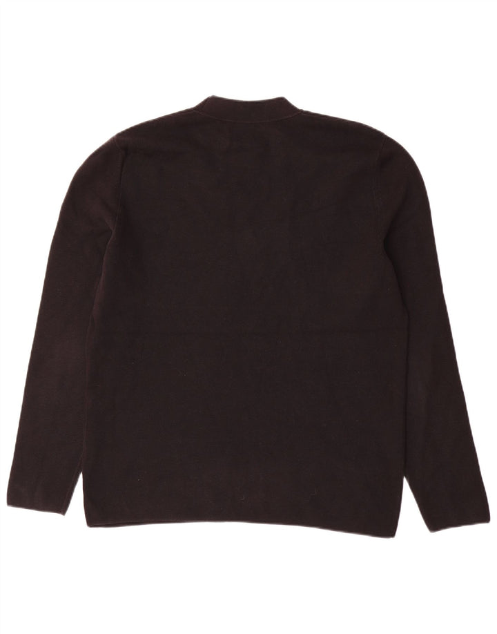 Cos Rollkragenpullover für Damen, UK 14, mittelschwarz, Baumwolle