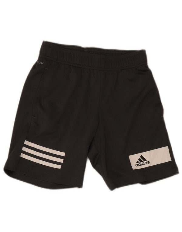 Adidas Climacool Sportshorts für Jungen, 9–10 Jahre, graues Colourblock-Polyester