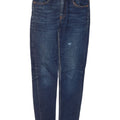 Zara Damen Röhrenjeans W28 L26 Blau
