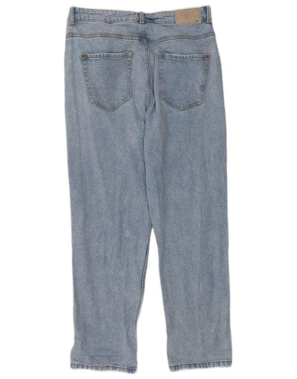 Zara Damen Tapered Jeans EU 42 Large W32 L27 Blaue Baumwolle
