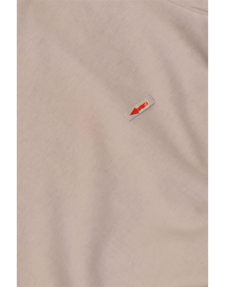 Übergroßes Blusenoberteil für Damen von Zara, UK 14, Mittelweiß, Colourblock-Baumwolle