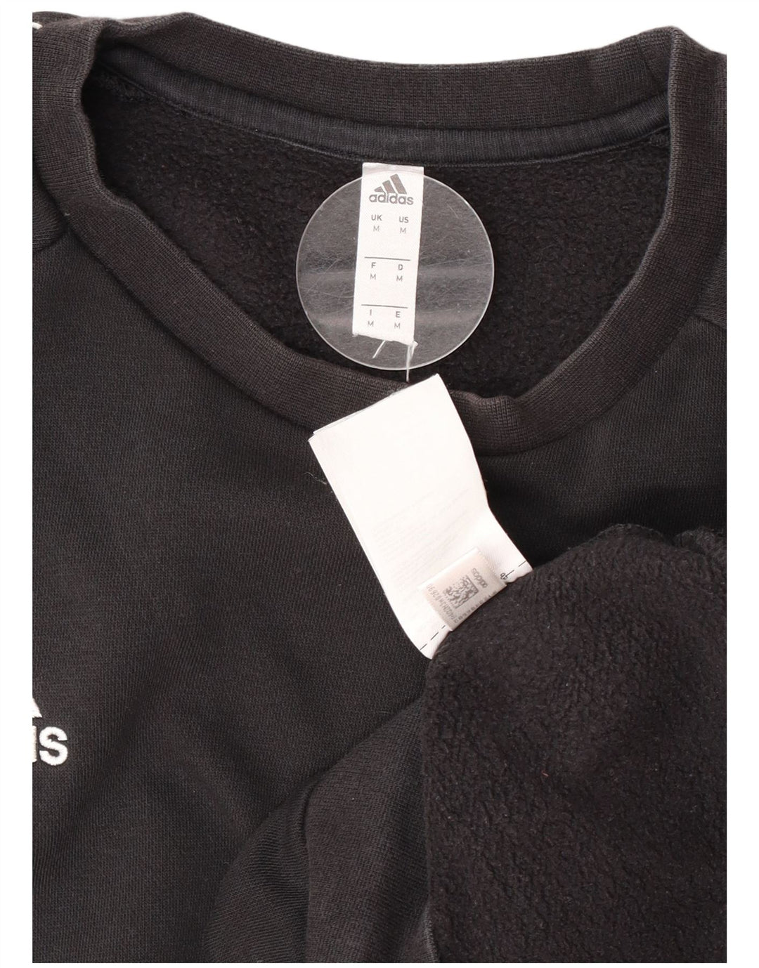 Adidas Herren Sweatshirt Pullover Medium Schwarz Baumwolle