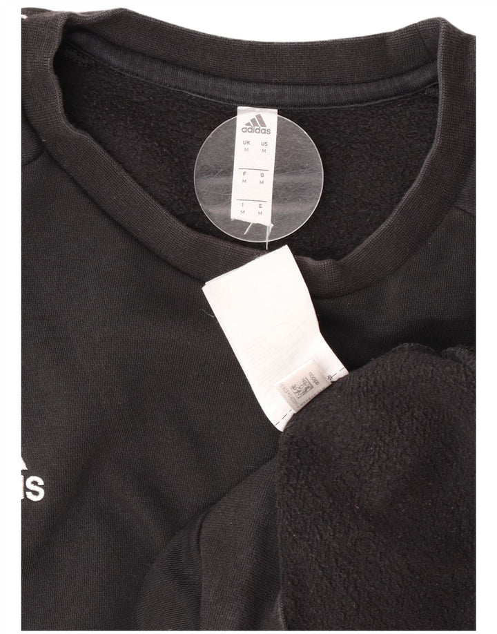 Adidas Herren Sweatshirt Pullover Medium Schwarz Baumwolle