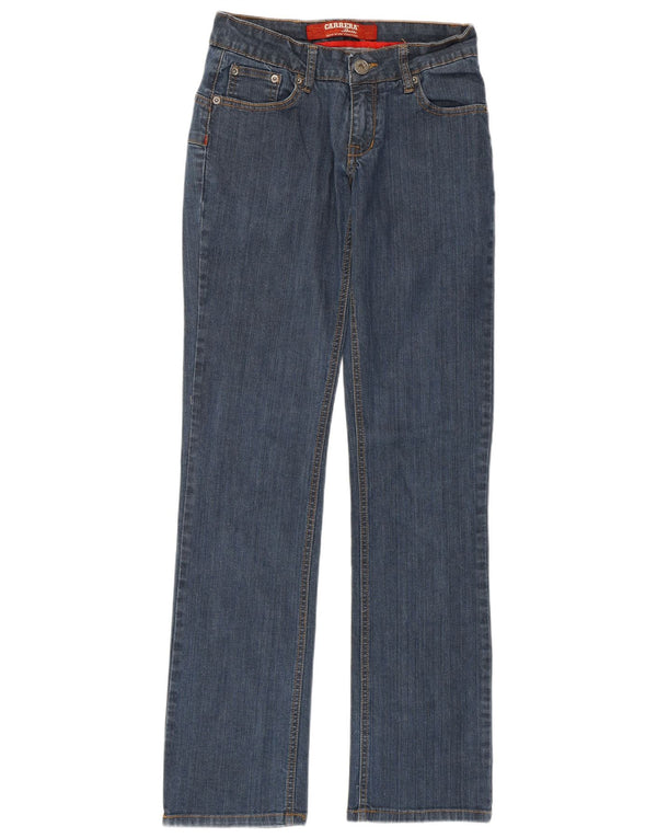 CARRERA Damen Straight Jeans IT 42 Medium W28 L33 Blaue Baumwolle