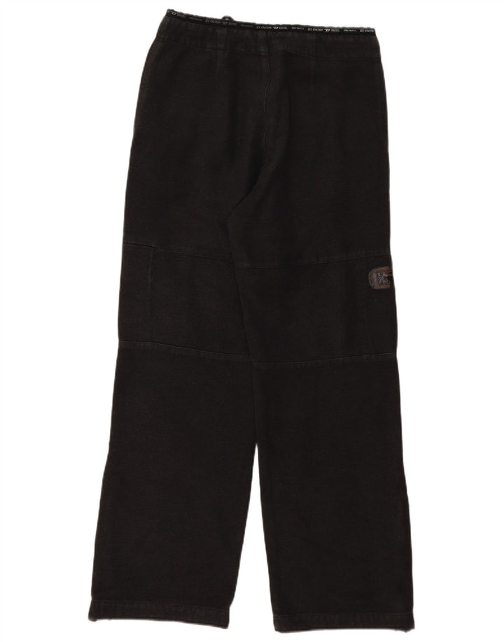 Gerade Damen-Cargohose von Diesel, Größe M, W30, L30, Grau, Baumwolle