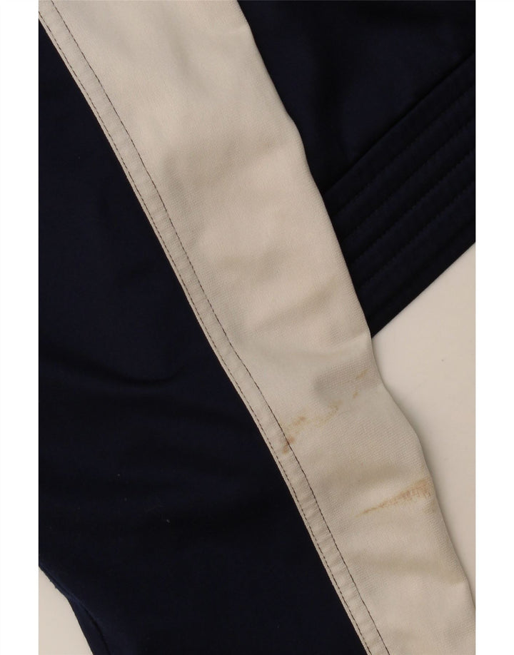 Sergio Tacchini Herren-Trainingsanzug-Oberteiljacke IT 46 Small Marineblau Farbblock
