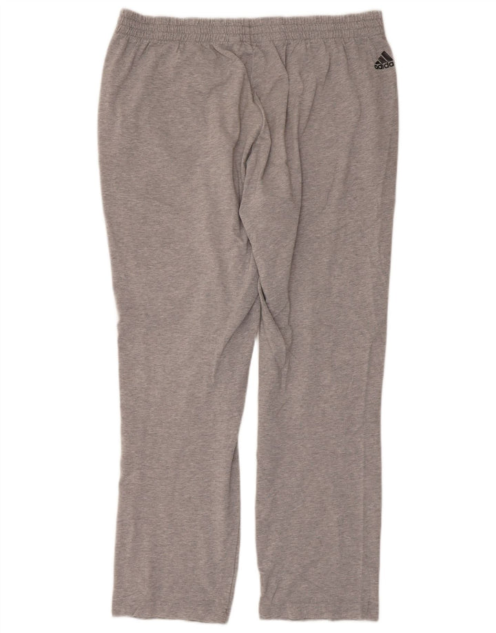 Adidas Herren-Trainingshose mit Grafik, Größe L, Grau