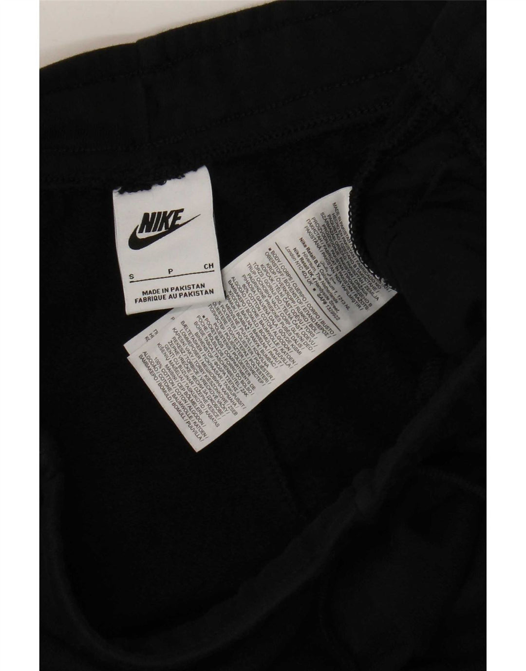 Nike Herren-Trainingshose, Jogginghose, Größe S, Schwarz, Baumwolle