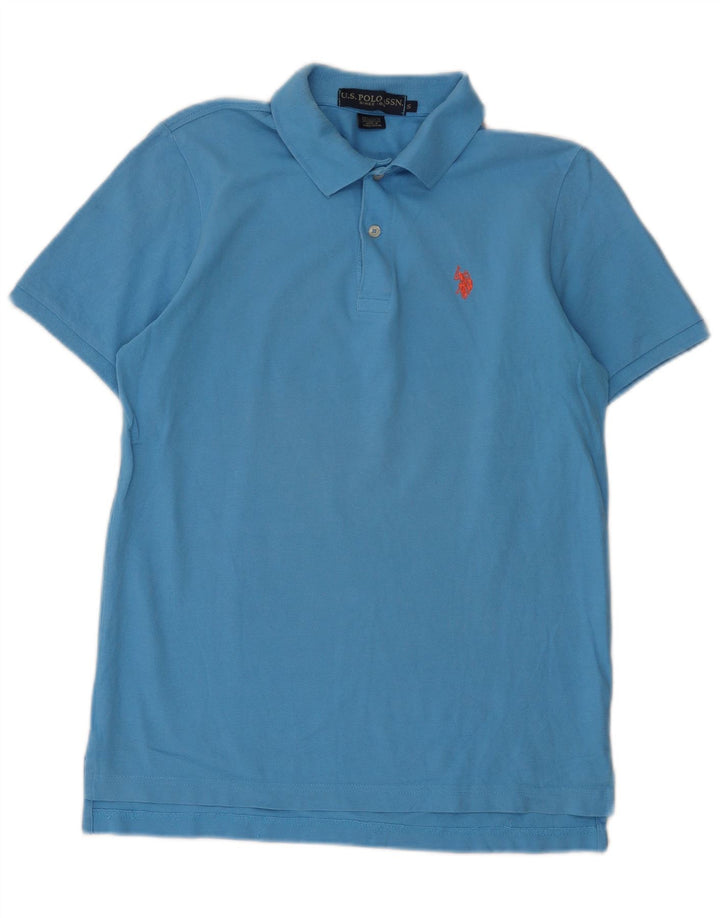 U.S. Polo Assn. Herrenhemd, klein, aus blauer Baumwolle