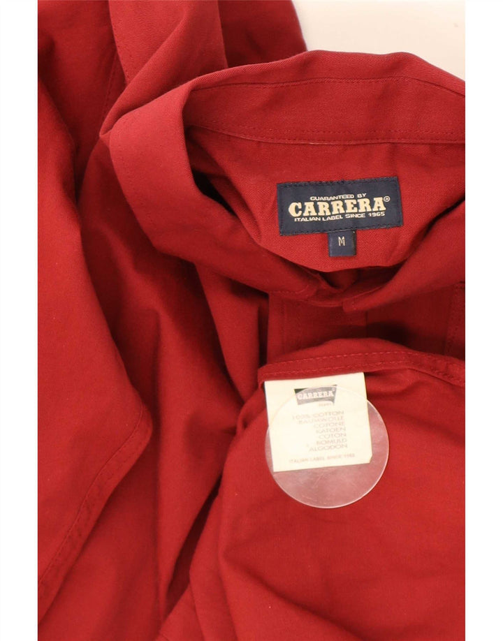 Carrera Herrenhemd Mittelrote Baumwolle
