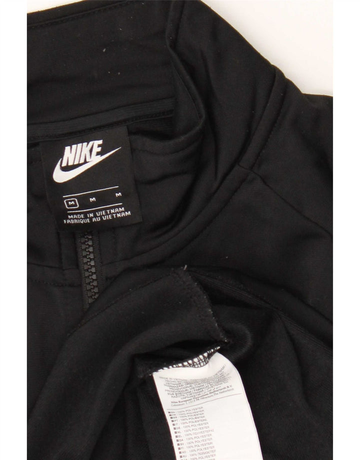Nike Herren-Trainingsanzug-Oberjacke, Mittelschwarzes Polyester