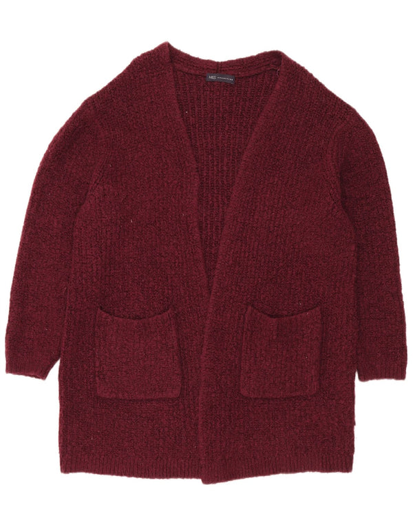 Marks & Spencer Damen Übergroßer offener Cardigan-Pullover UK 16 Large Kastanienbraun
