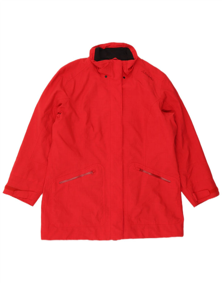 Schöffel Damen Regenjacke UK 20 2XL Rot Polyester