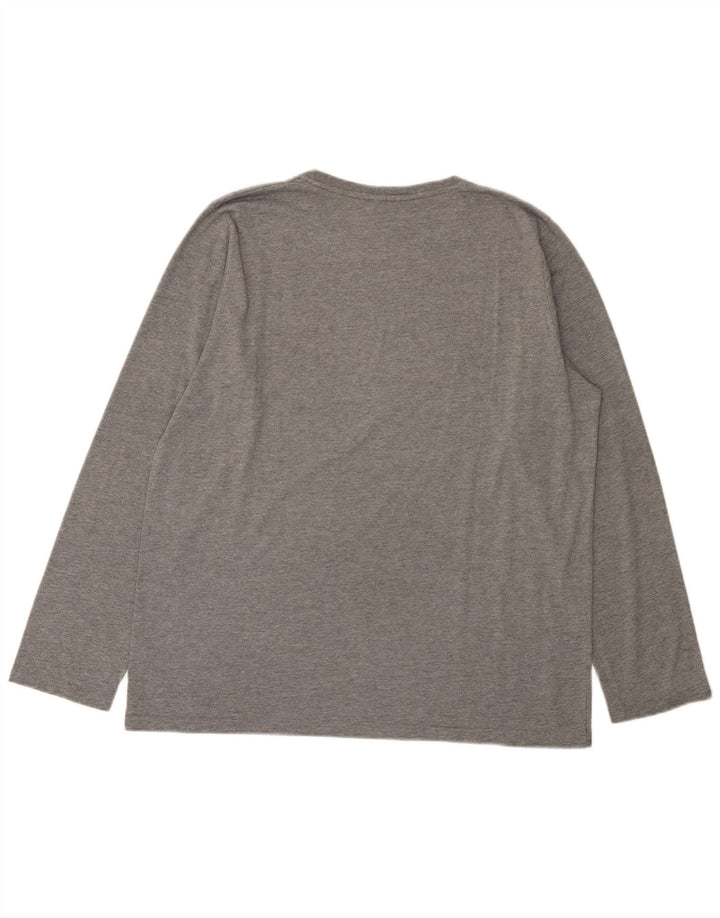 Starter Damen Langarm-T-Shirt-Oberteil UK 21 2XL Grau