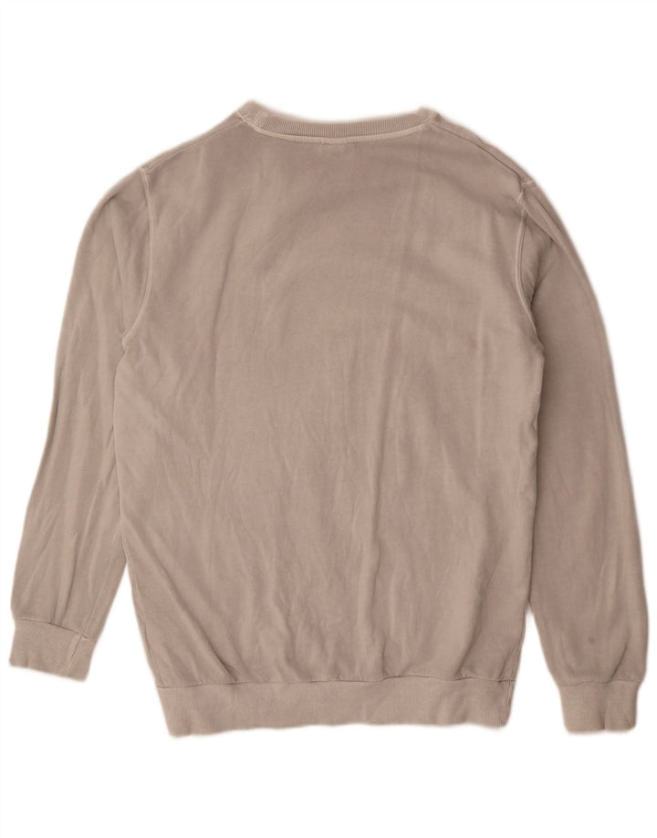 Fila Herren Sweatshirt Pullover Small Grau Baumwolle