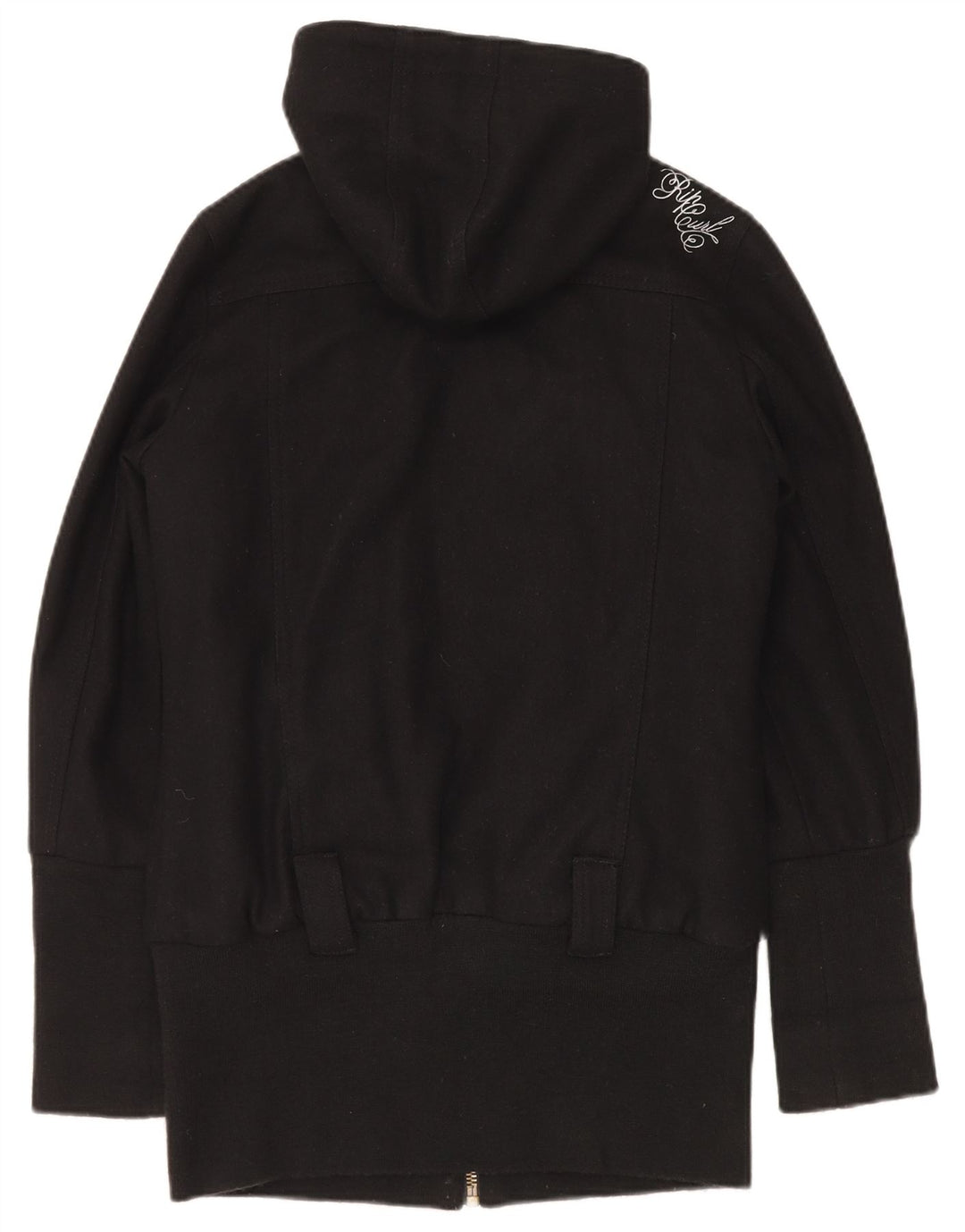 RIP CURL Damen-Windbreakerjacke mit Kapuze, UK 10, Größe S, schwarze Wolle