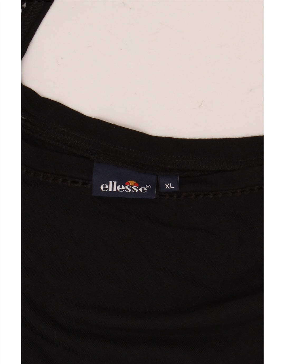 Ellesse Damen T-Shirt Top UK 18 XL Schwarz