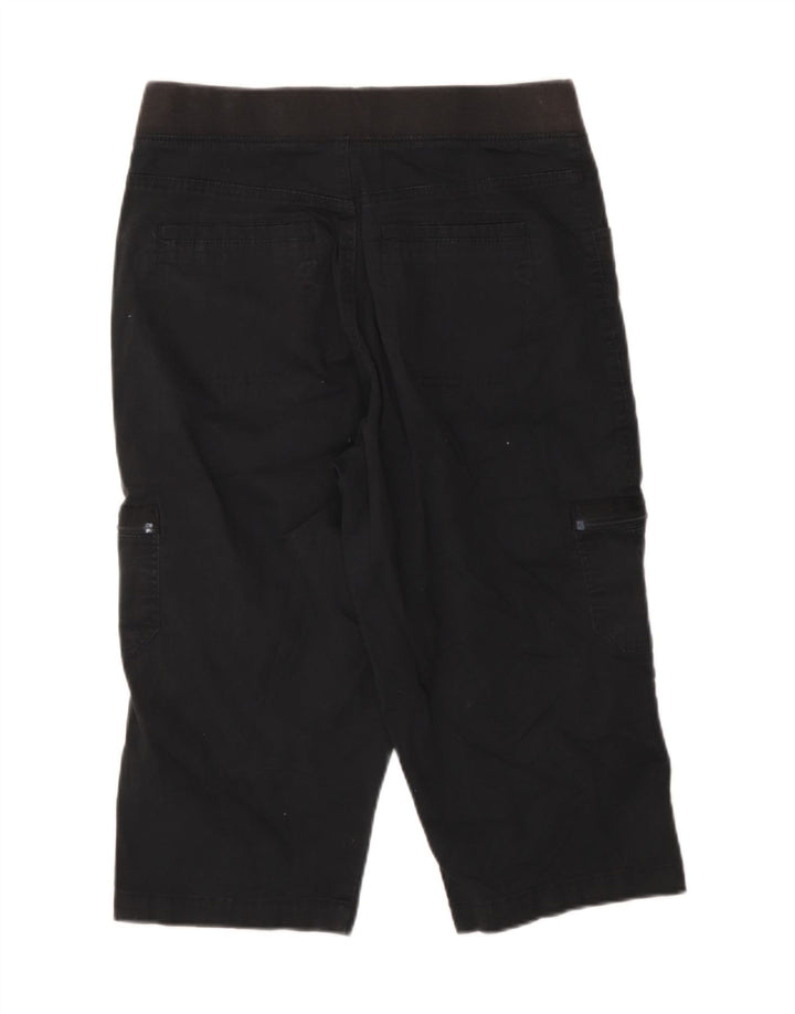 LEE Womens Relaxed Fit Cargo Bermuda Shorts US 6 Medium W26 Black Cotton Vintage Lee and Second-Hand Lee from Messina Hembry 