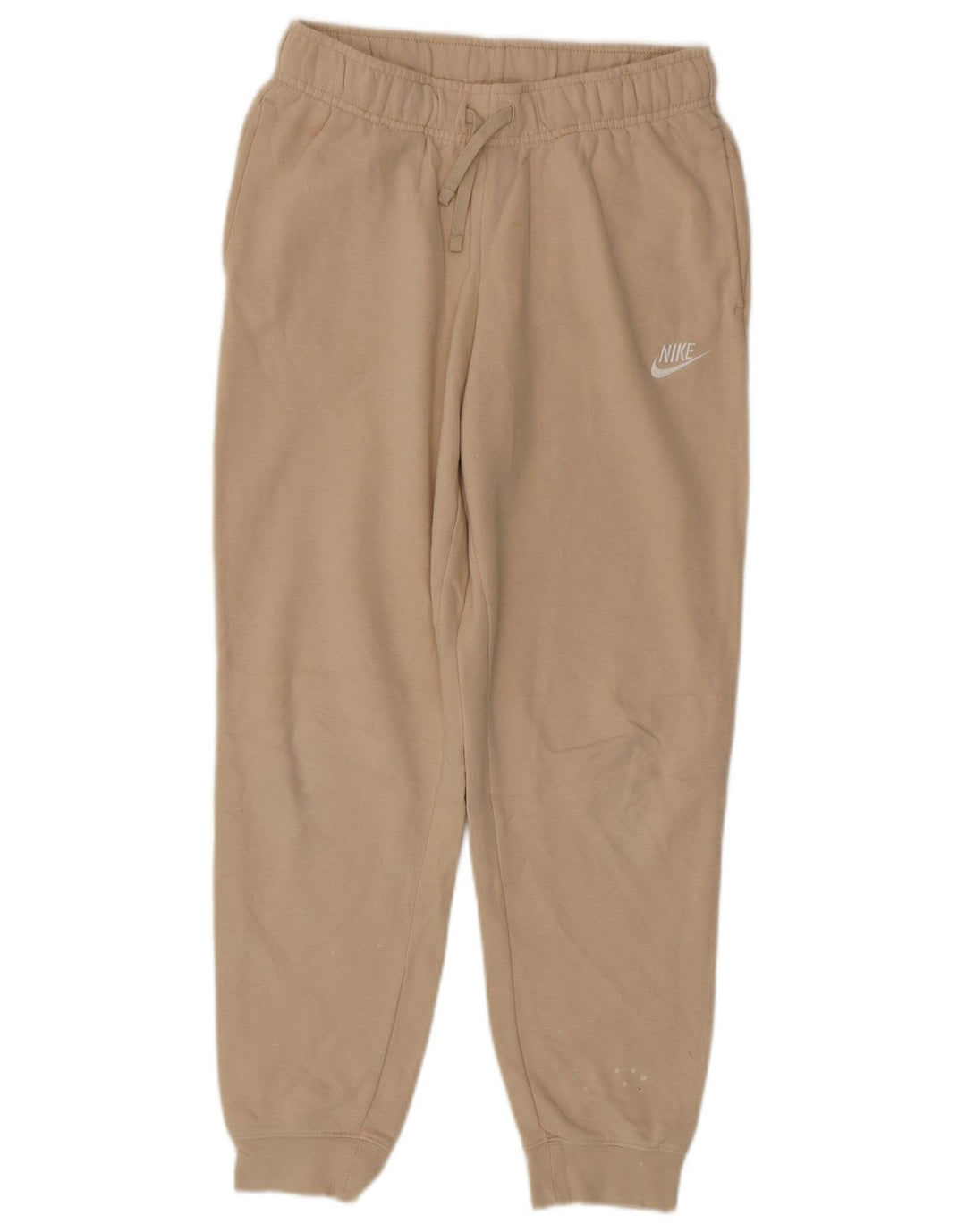 Nike Herren-Trainingshose, Jogginghose, Größe S, beige, Baumwolle