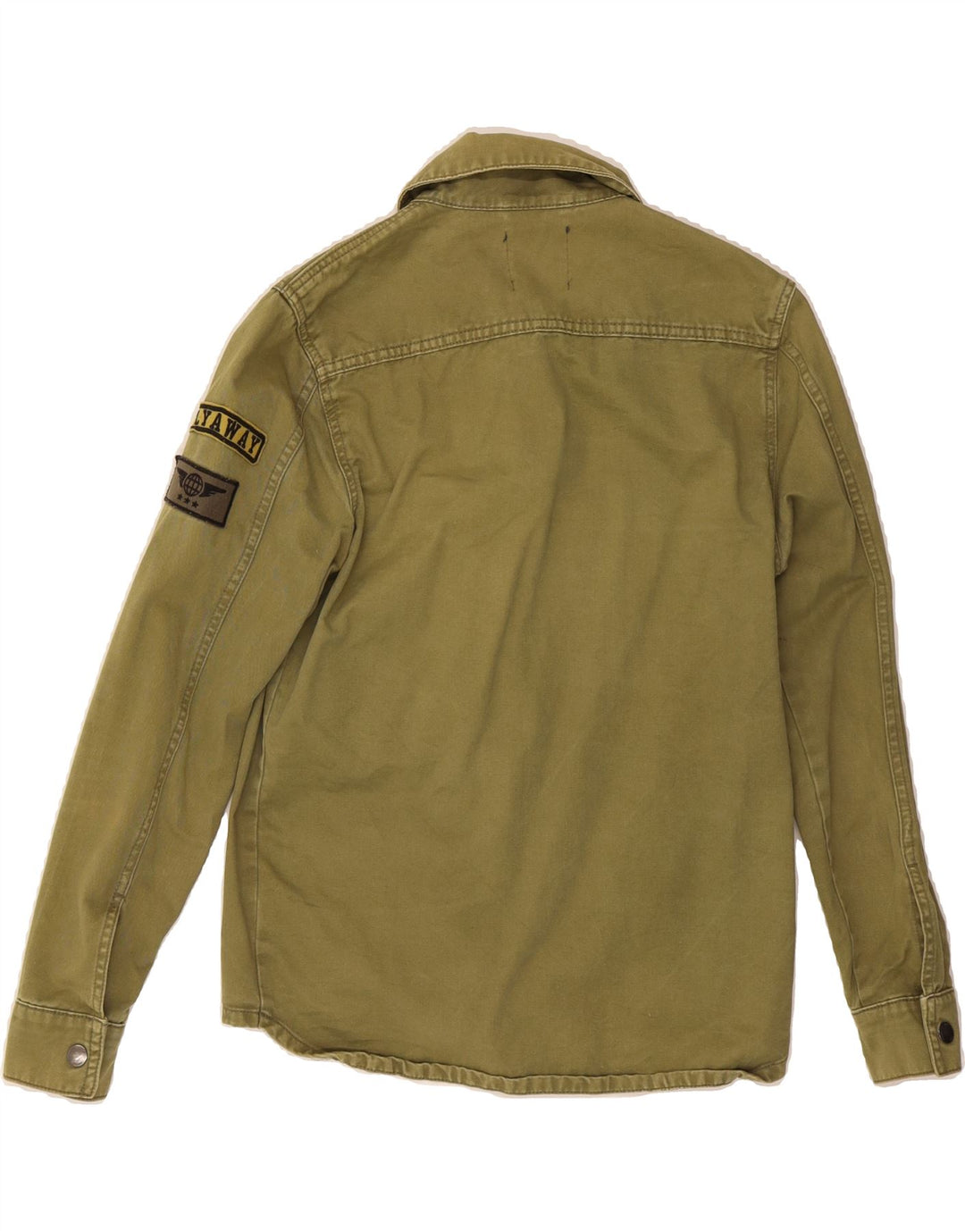 ZARA Mens Denim Shirt Small Green Vintage Zara and Second-Hand Zara from Messina Hembry 