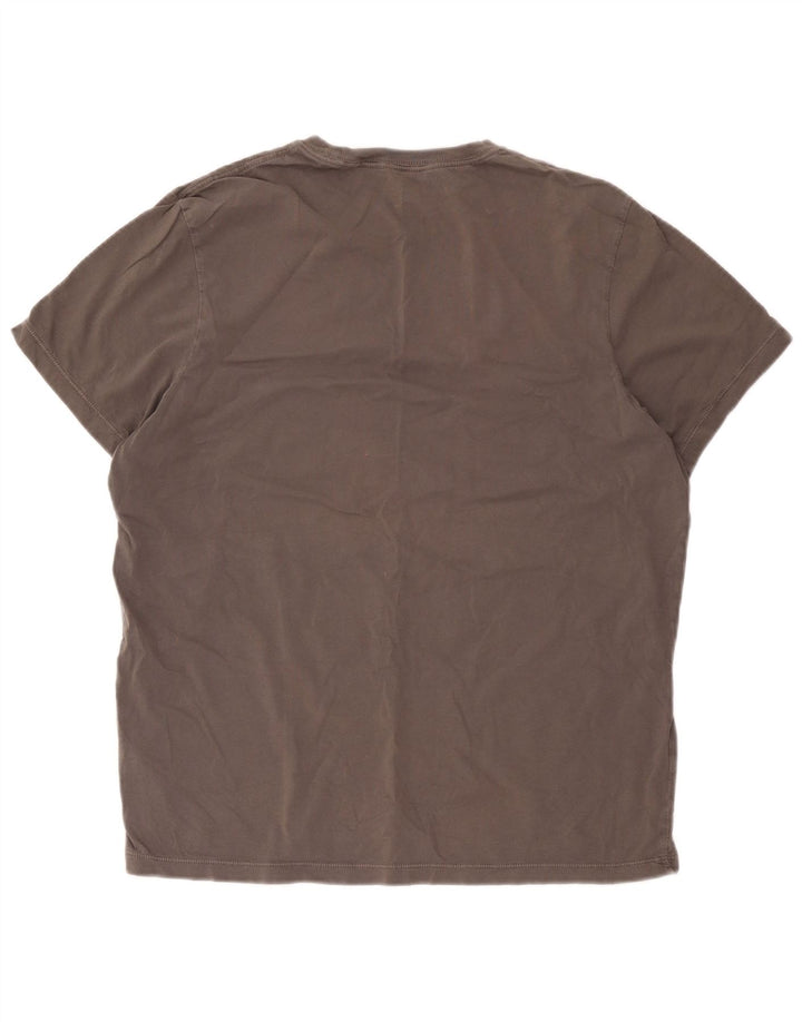 J. Crew Herren Broken In T-Shirt Top XL Grau Baumwolle