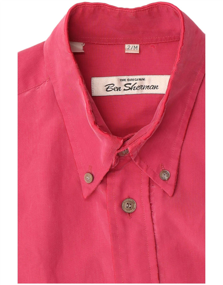 BEN SHERMAN Mens Shirt Medium Pink