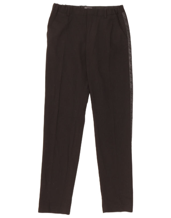 Gerade Chino-Hose von Zara für Jungen, 13–14 Jahre, W28, L29, schwarzes Polyester