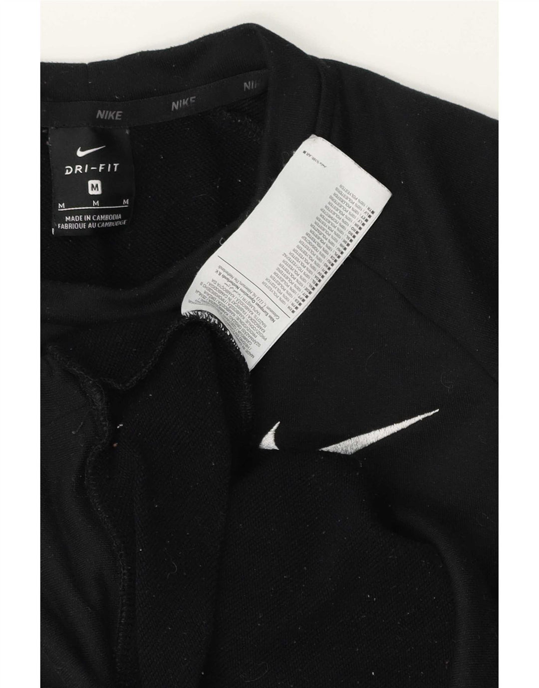 Nike Herren Dri Fit Sweatshirt Pullover Medium Schwarz Polyester