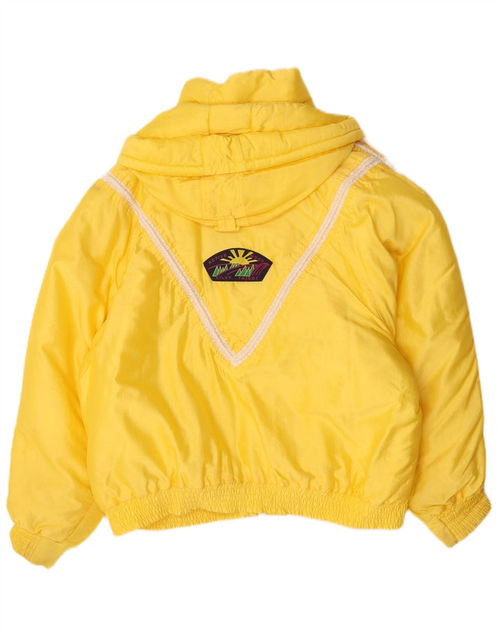 Silvy Womens Graphic Übergroße Skijacke IT 48 XL Gelb Polyester