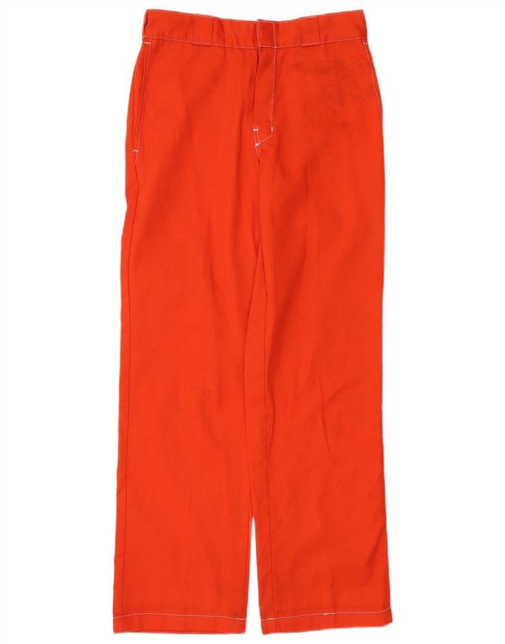 DICKIES Gerade Chino-Hose für Herren, W30, L32, Orange, Baumwolle