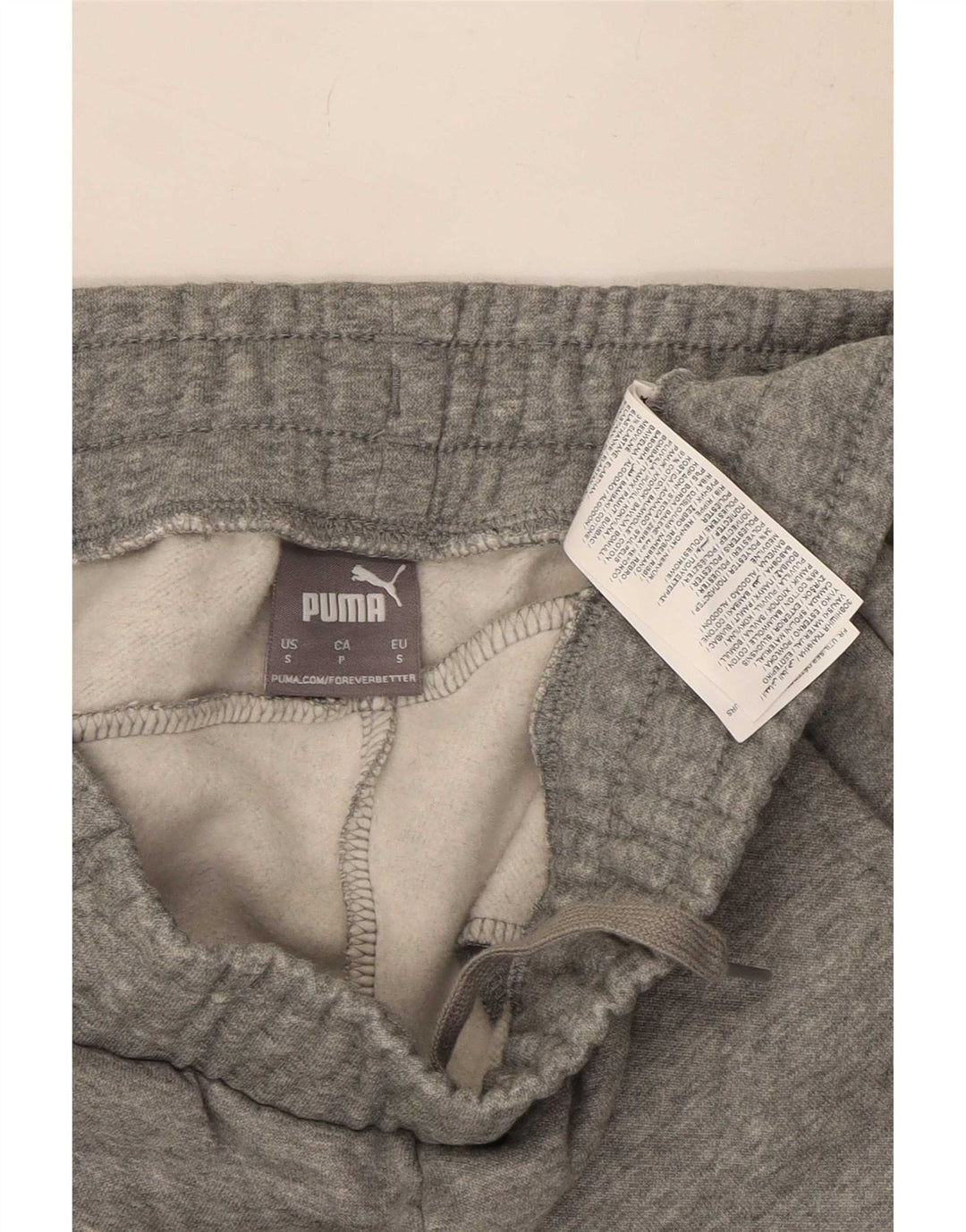 Puma Herren-Trainingshose, Jogginghose, Größe S, graue Baumwolle